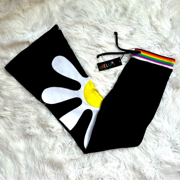 Dolls Kill Pants - 🪻[ Dolls Kill ] x dELiA*s Dazzle Blossom Thermal Flare Pants